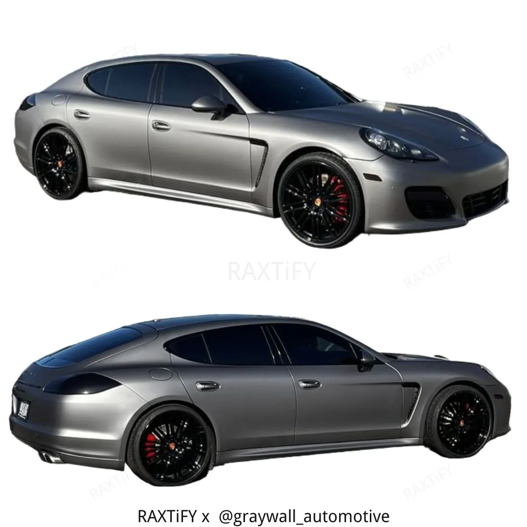 Satin Chrome AMG Grey II Vinyl Wrap