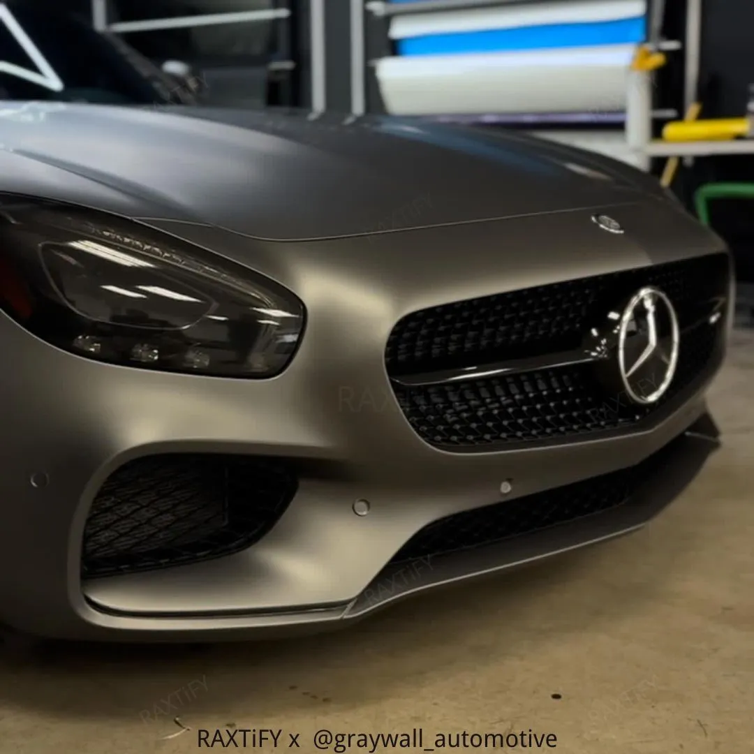 Satin Chrome AMG Grey II Vinyl Wrap