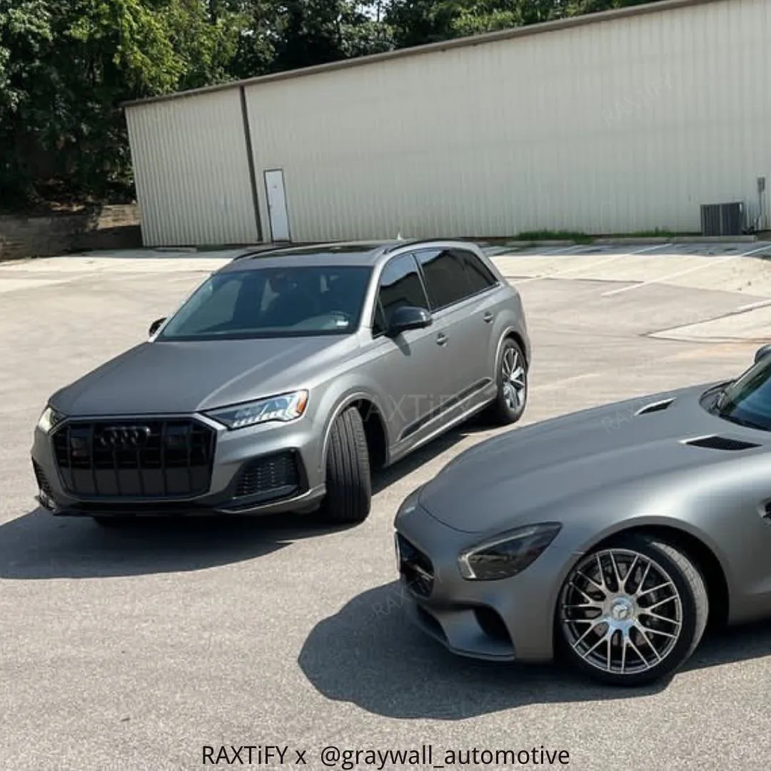 Satin Chrome AMG Grey II Vinyl Wrap