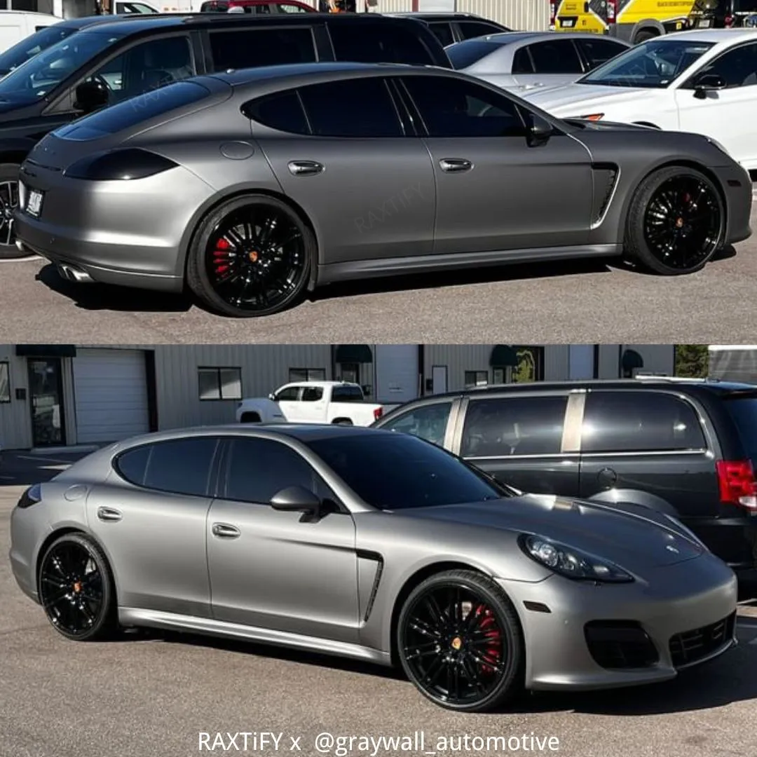 Satin Chrome AMG Grey II Vinyl Wrap
