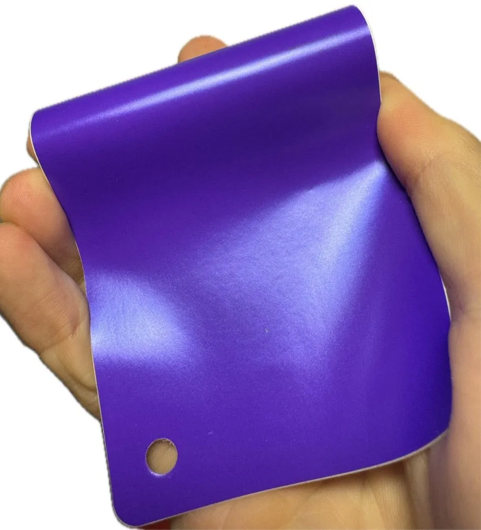 Satin Metallic Metal Purple Car Wrap