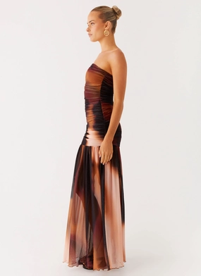 Savaya Maxi Dress - Black Gradient Savaya Maxi Dress - Black Gradient