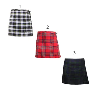 Scottish Highland Traditional Wear Ladies Skirt Tartans Girls Kilts Plated