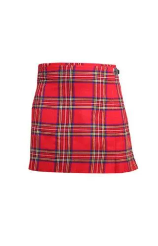 Scottish Highland Traditional Wear Ladies Skirt Tartans Girls Kilts Plated