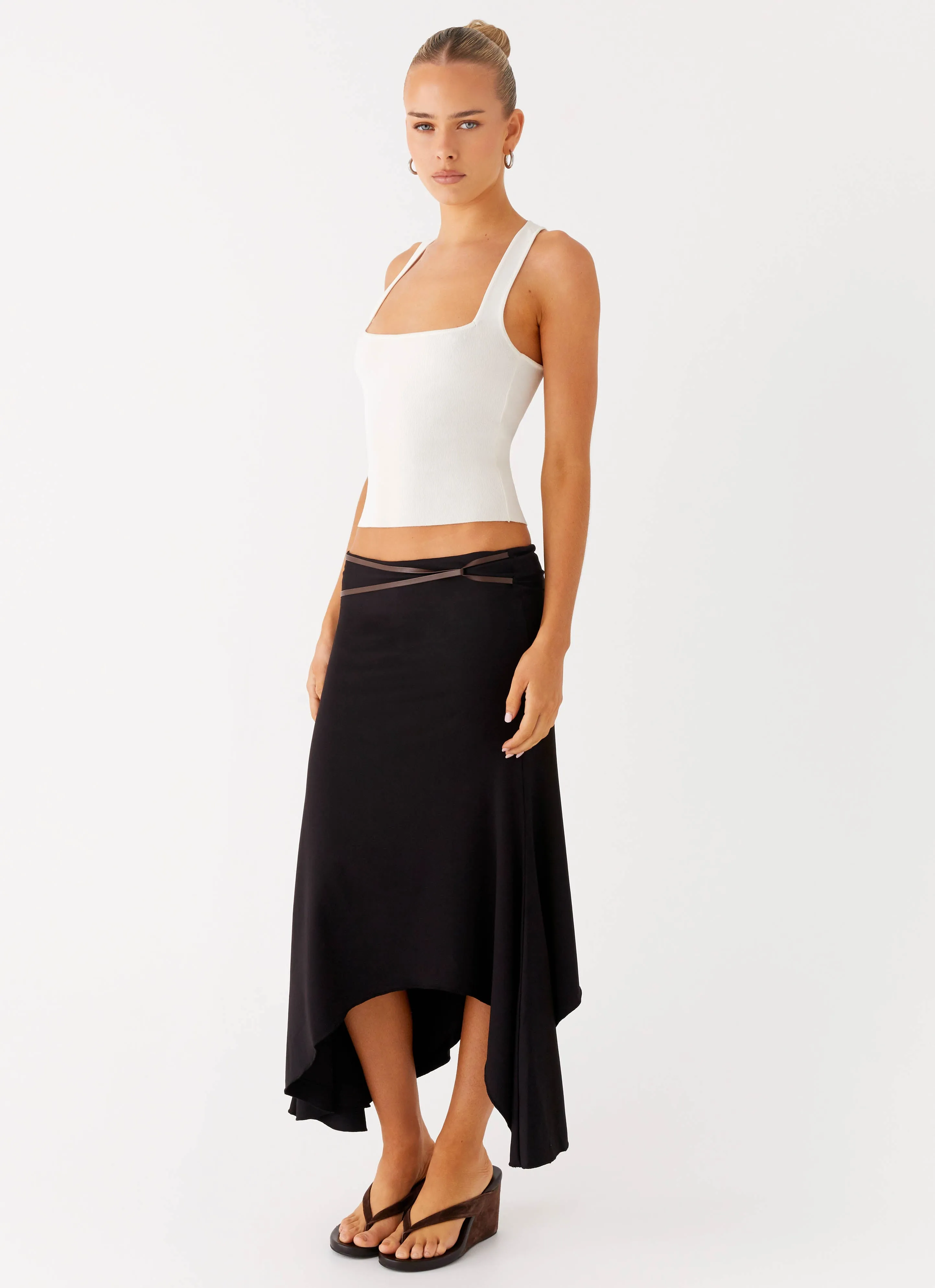 Seattle Midi Skirt - Black