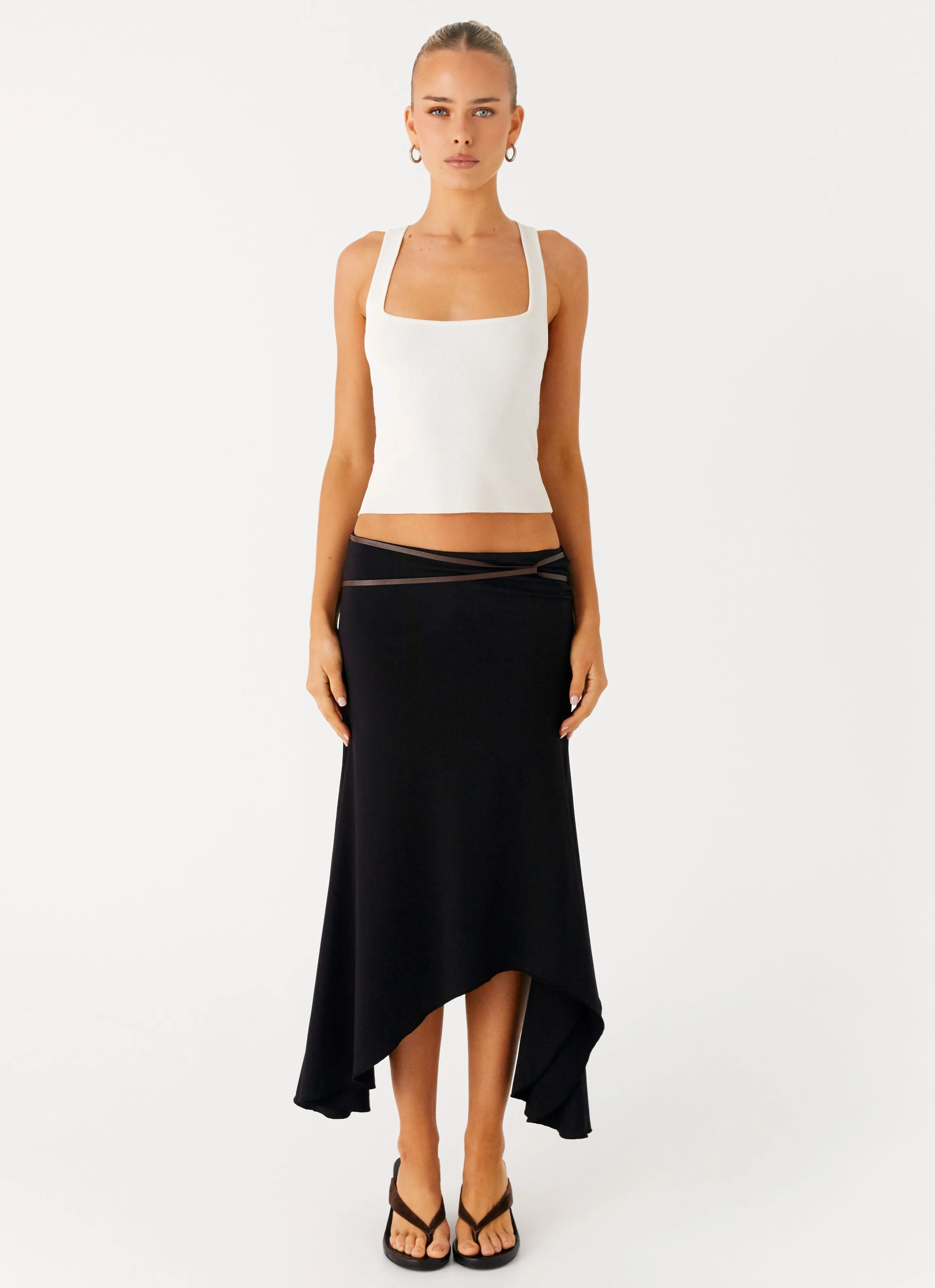 Seattle Midi Skirt - Black