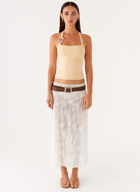 Selene Halter Top - Tan Selene Halter Top - Tan