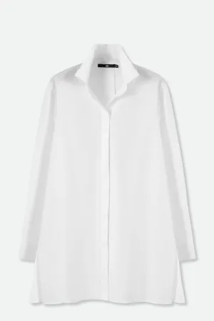 SELLA SHIRT IN ITALIAN COTTON POPLIN WHITE SELLA SHIRT IN ITALIAN COTTON POPLIN WHITE