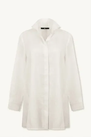 SELLA SHIRT IN ITALIAN LINEN WHITE SELLA SHIRT IN ITALIAN LINEN WHITE