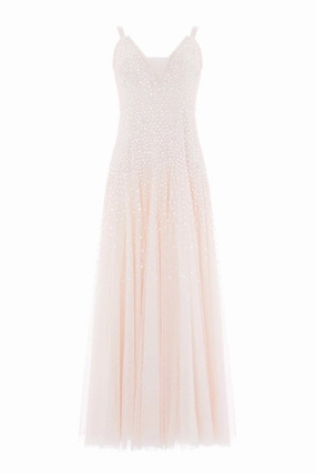 Sequin Cascade Cami Plunge Gown Sequin Cascade Cami Plunge Gown