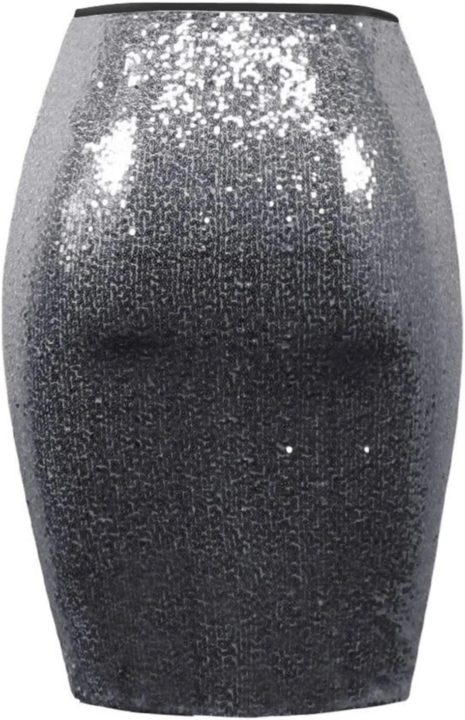 Sequins Skirts for Women Women's Solid Color 2025 Fashion High Waist Slim Hip Casual Half Body Skirt for Party