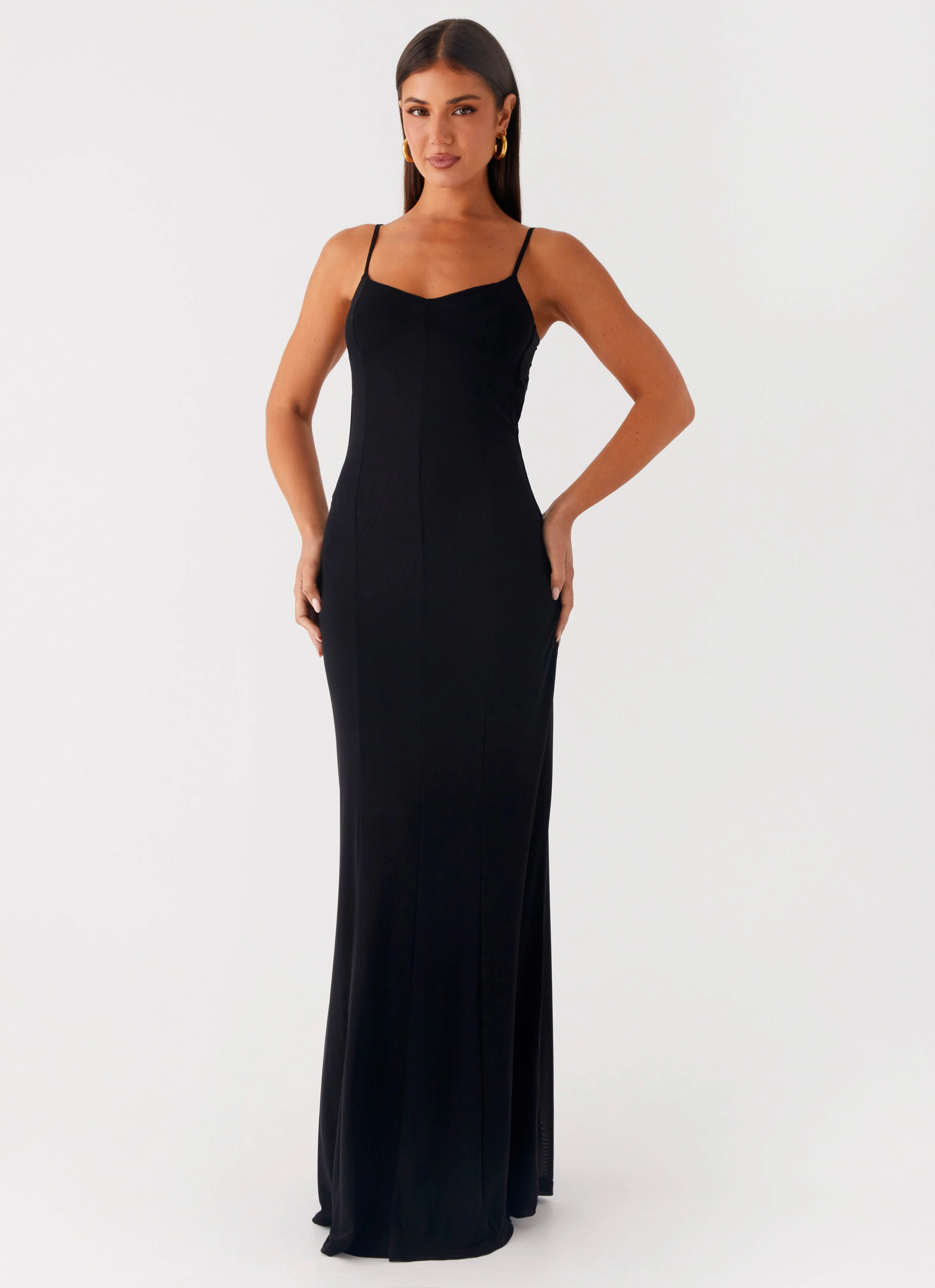 Serene Escape Maxi Dress - Black