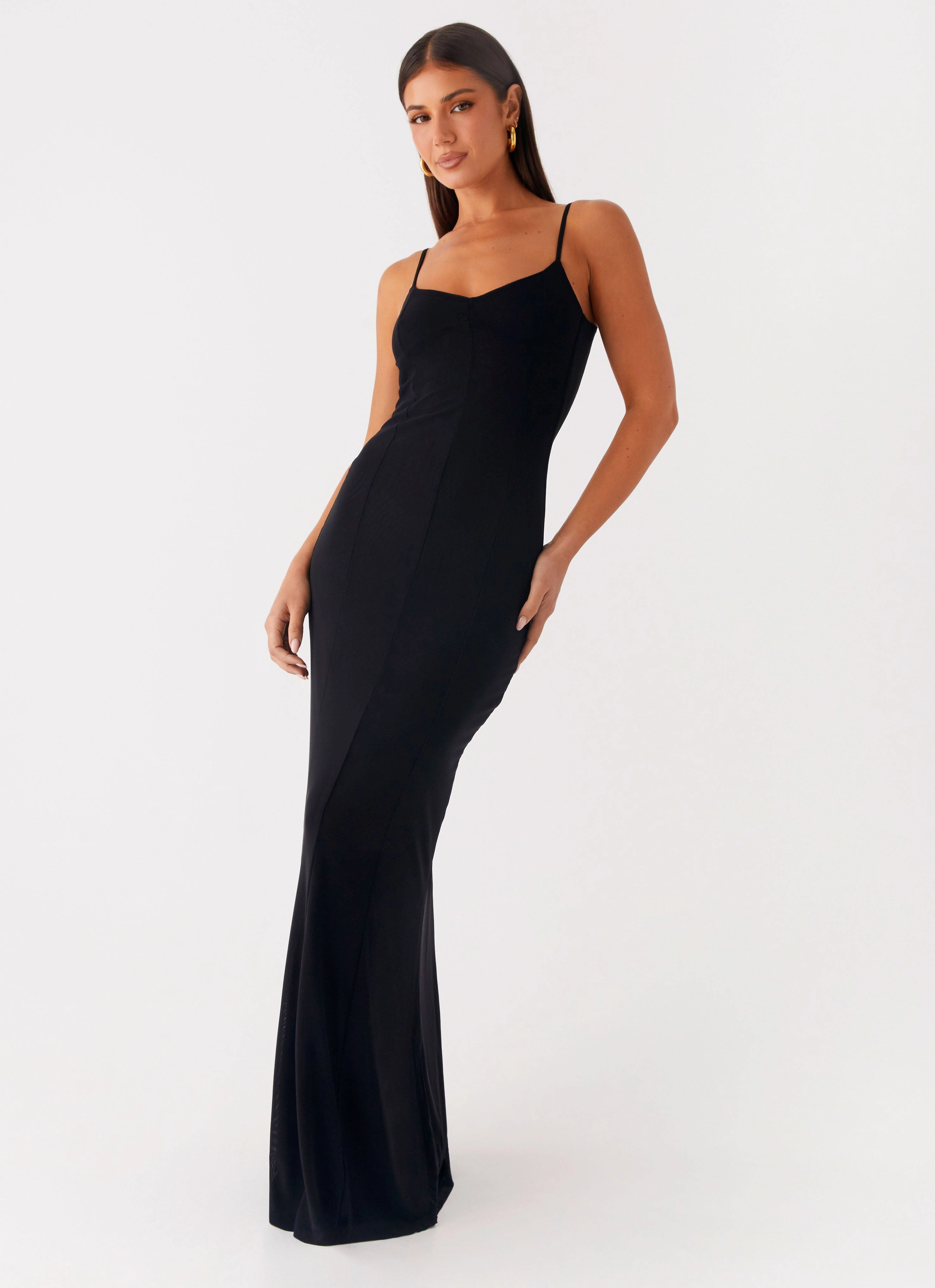 Serene Escape Maxi Dress - Black