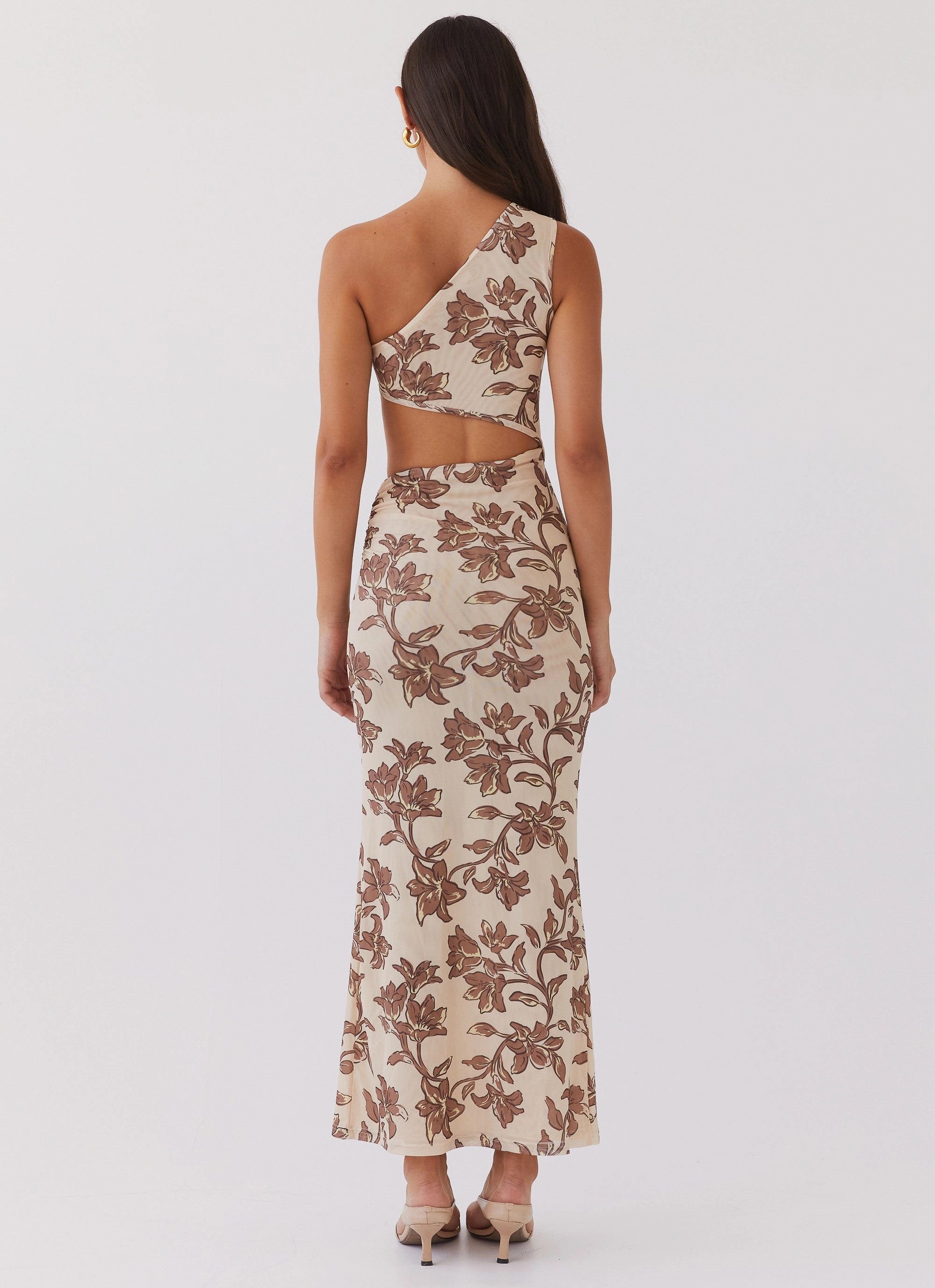 Shadows In The Sun Mesh Maxi Dress - Hazel Bloom
