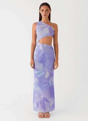 Shadows In The Sun Mesh Maxi Dress - Purple Rain Shadows In The Sun Mesh Maxi Dress - Purple Rain