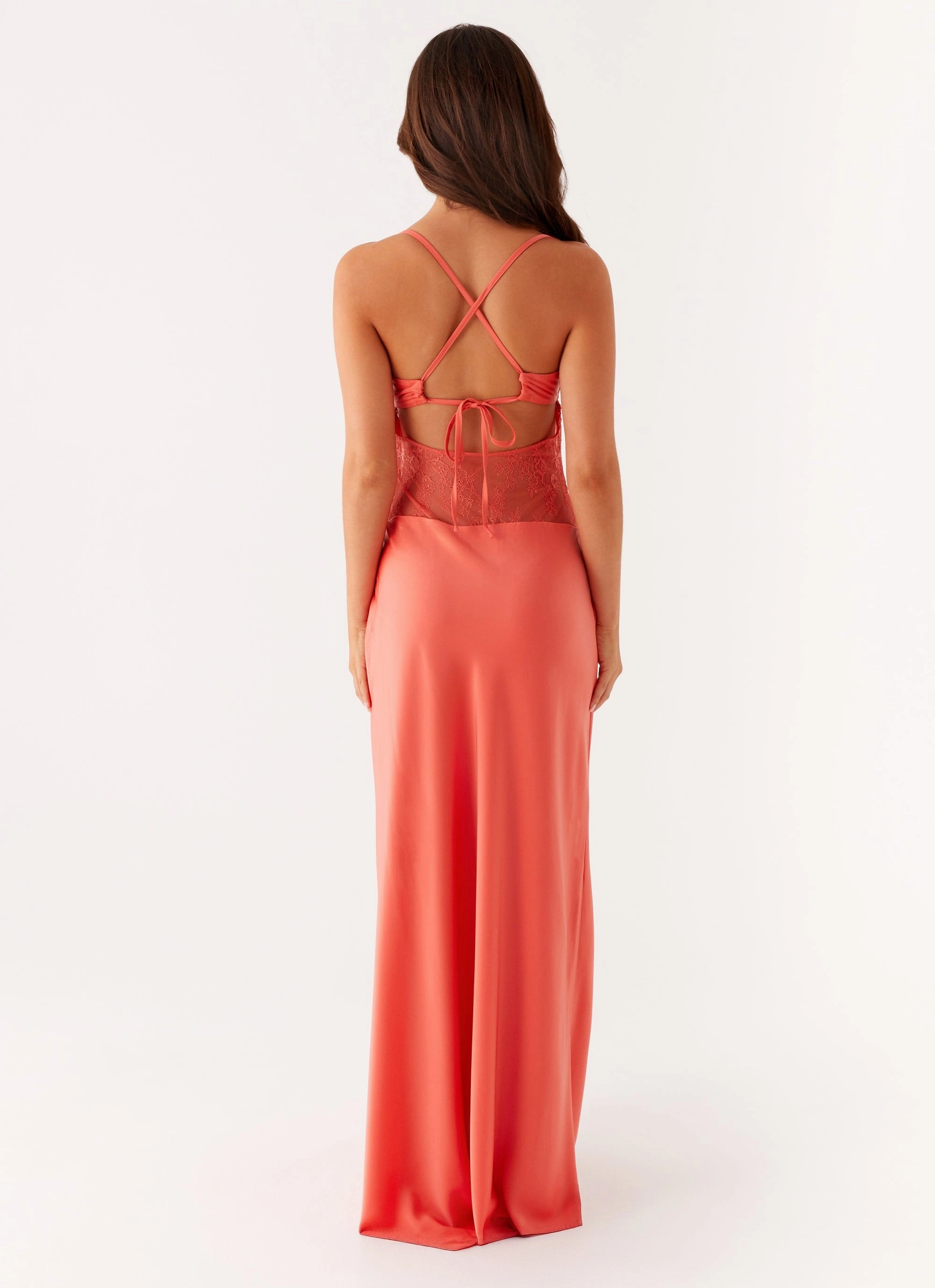 Shae Maxi Dress - Tangerine