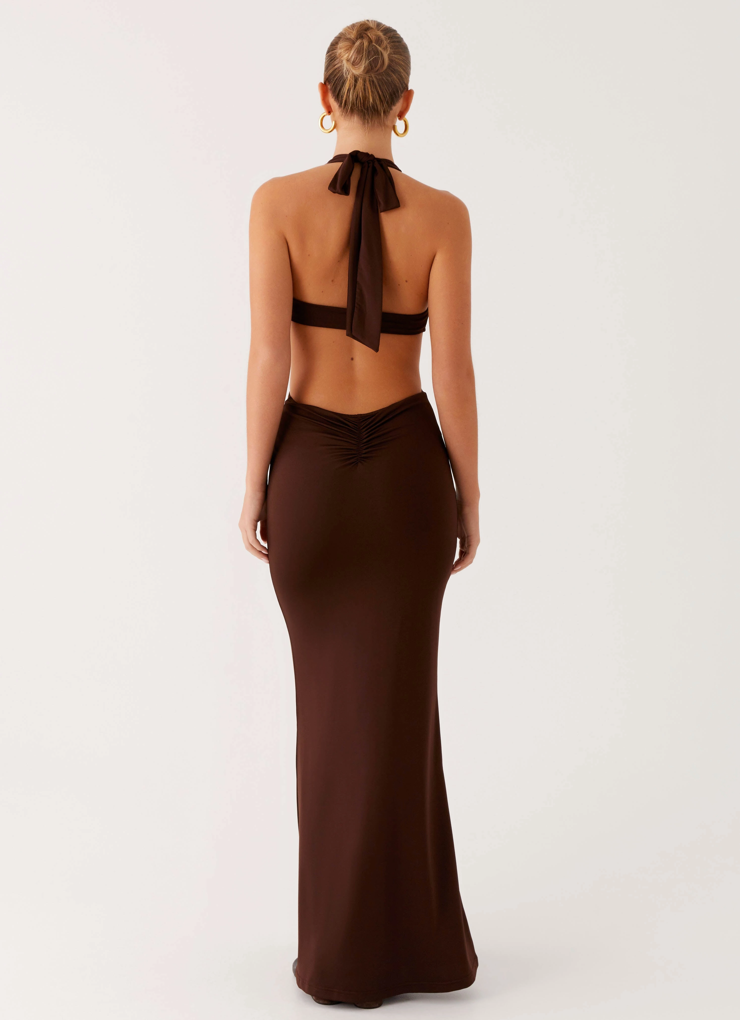 Shawnie Maxi Dress - Chocolate