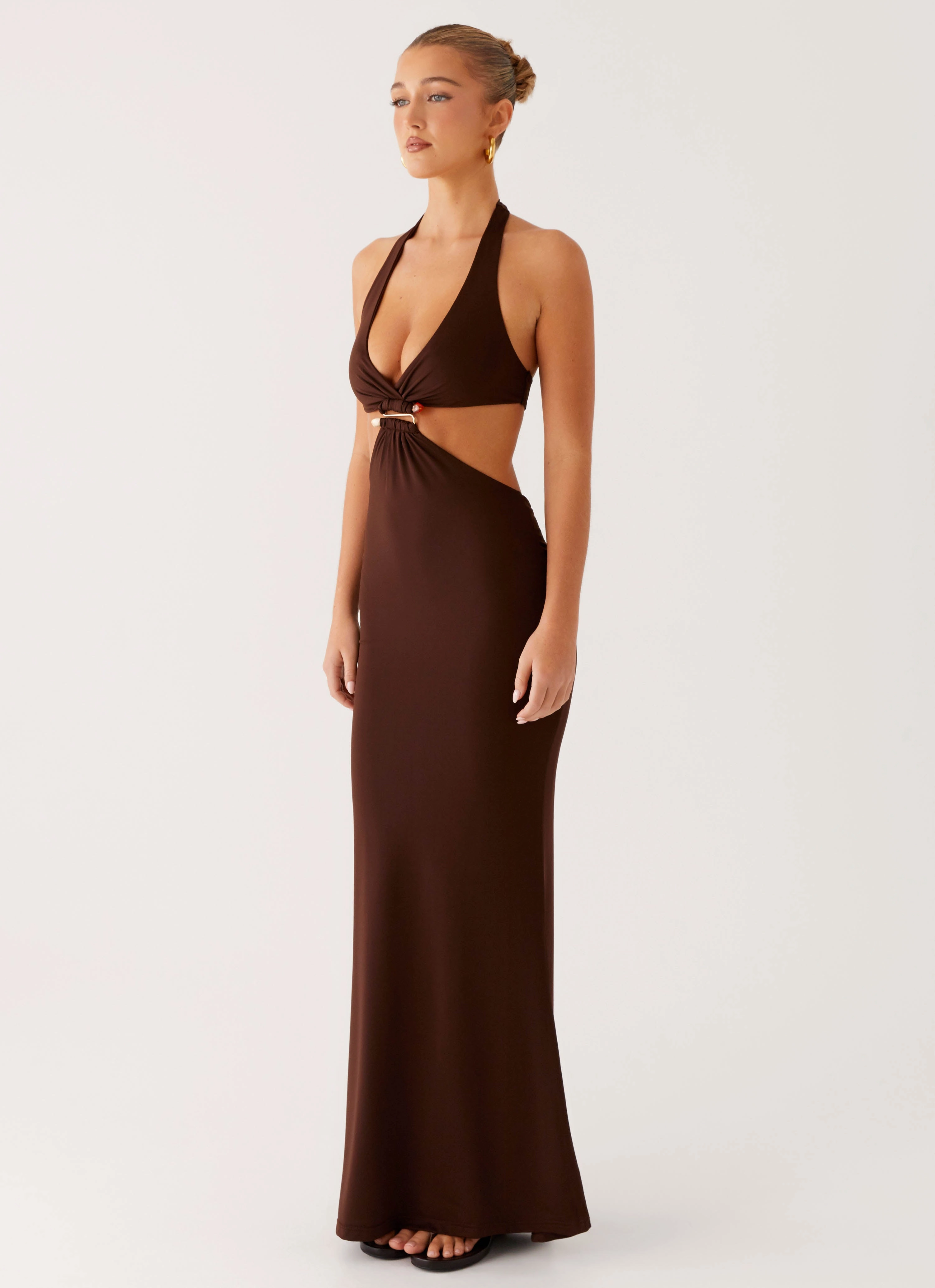 Shawnie Maxi Dress - Chocolate