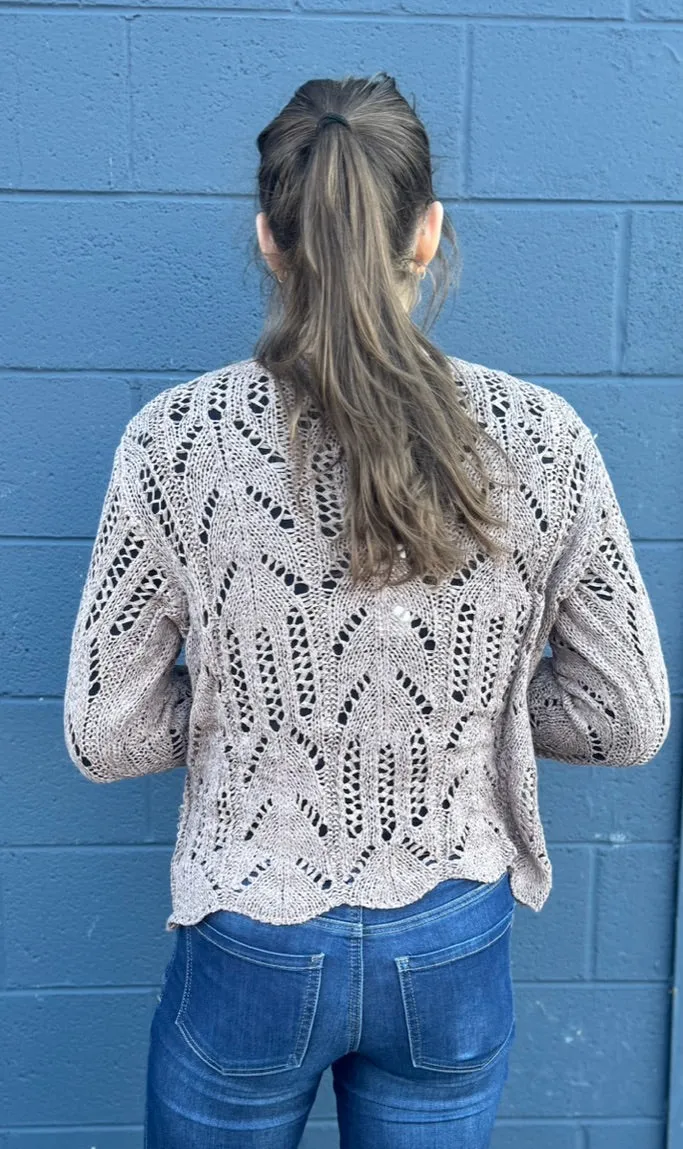 Sheer Open Knit Sweater