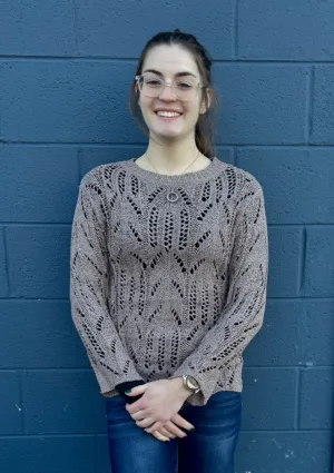 Sheer Open Knit Sweater