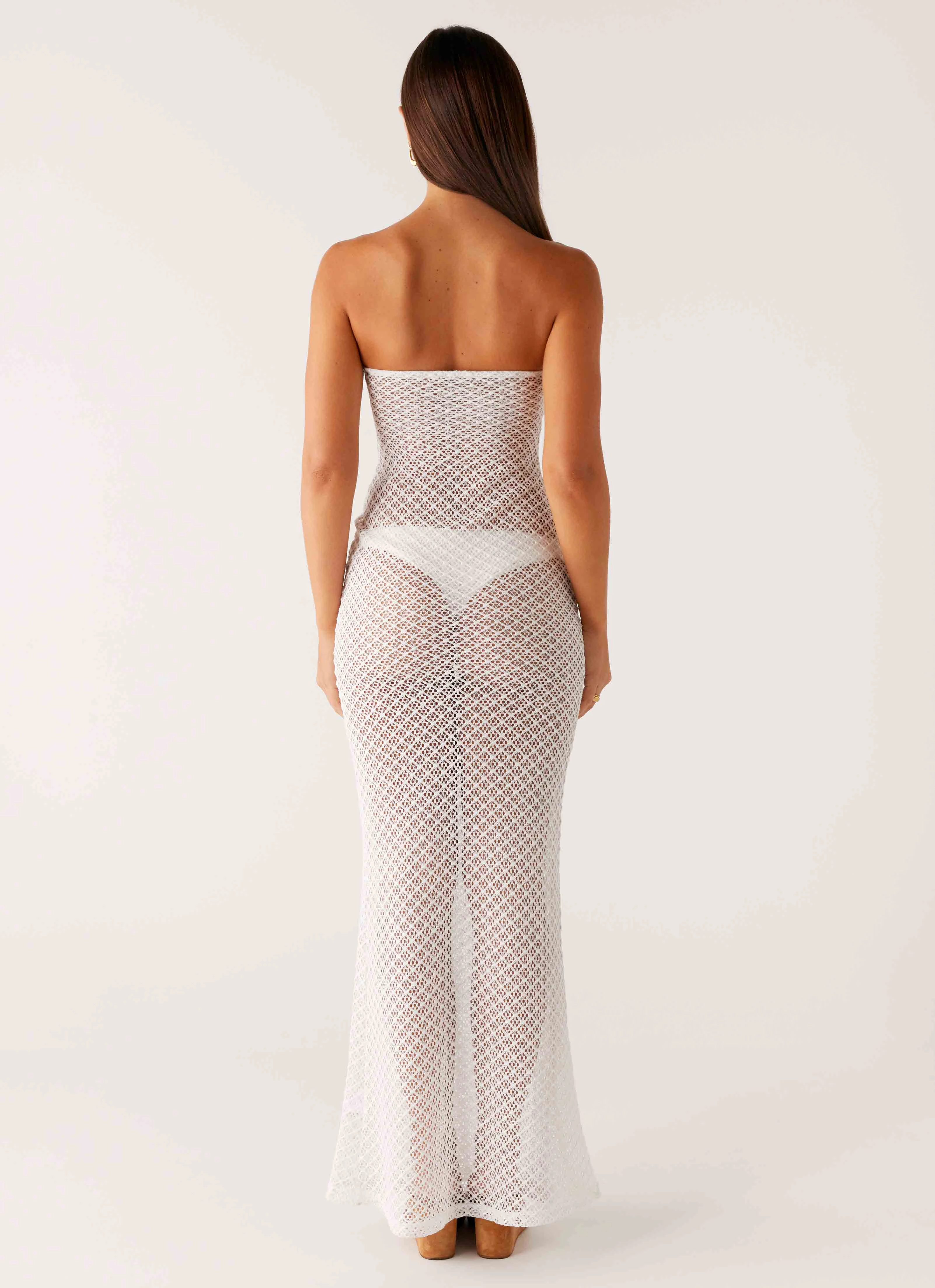 Showcase Crochet Maxi Dress - Ivory