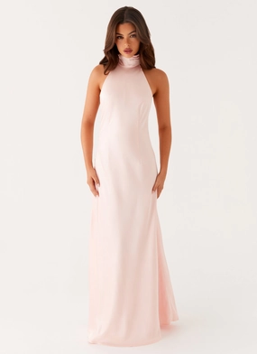 Siani Backless Maxi Dress - Pink Siani Backless Maxi Dress - Pink
