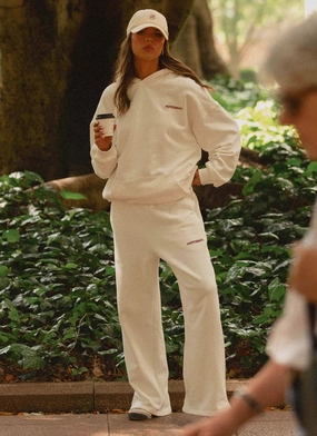 Signature Oversized Hoodie - Ivory Signature Oversized Hoodie - Ivory