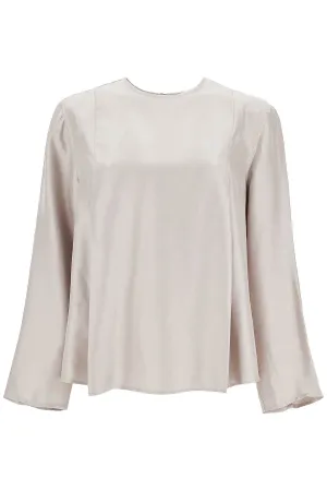 silk adalyn blouse ADALYN GREY
