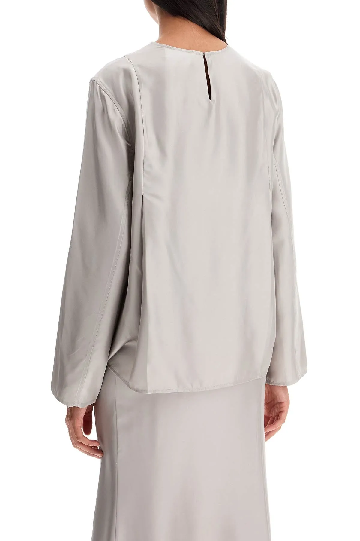 silk adalyn blouse ADALYN GREY