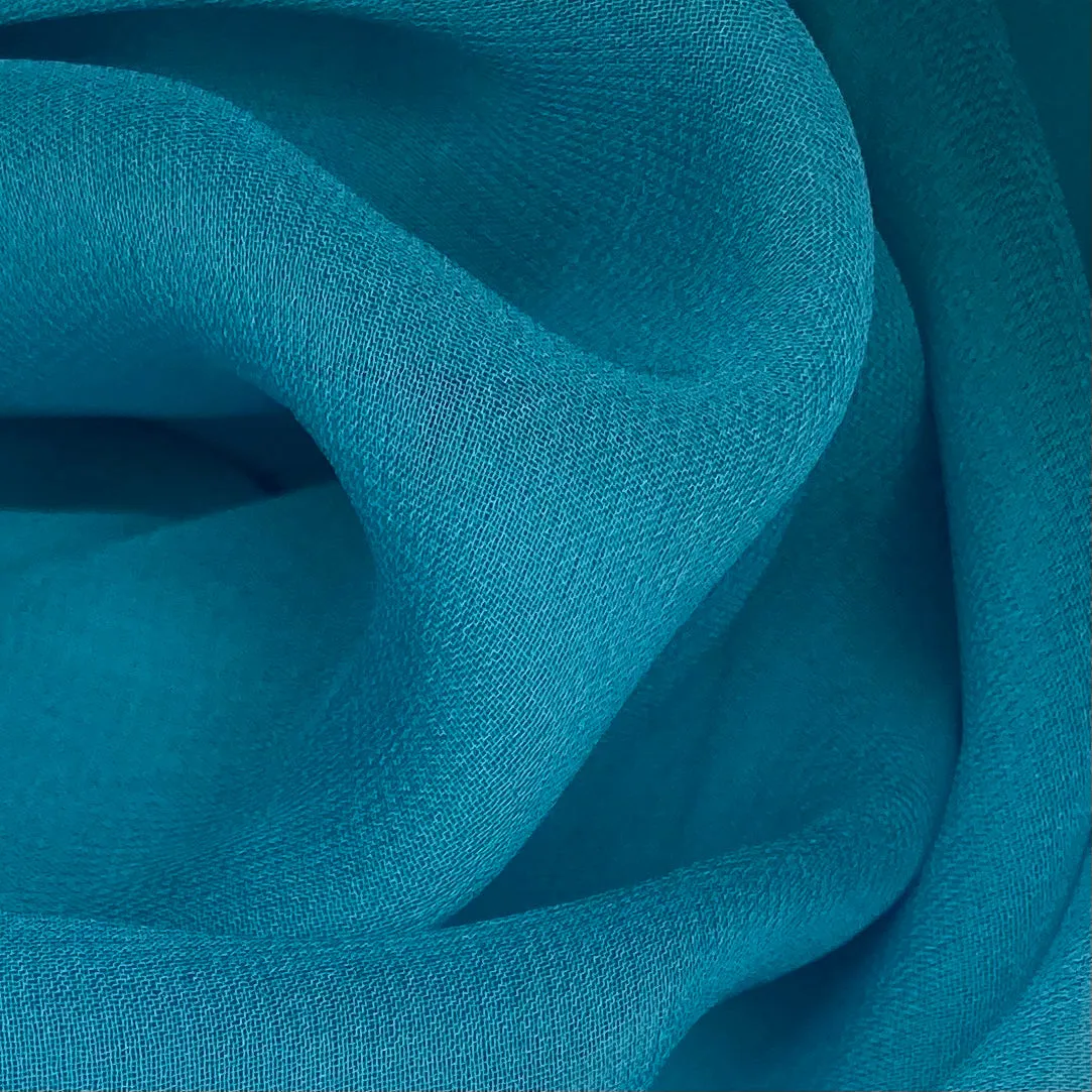 Silk Chiffon - 44” - Aqua
