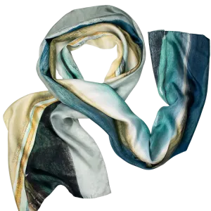 Silk scarf - Luskentyre Beach, Isle of Harris
