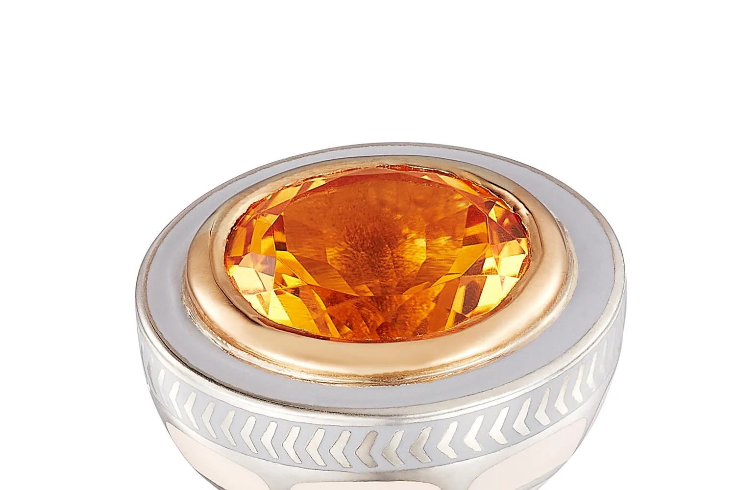 Silver tile 13mm ring