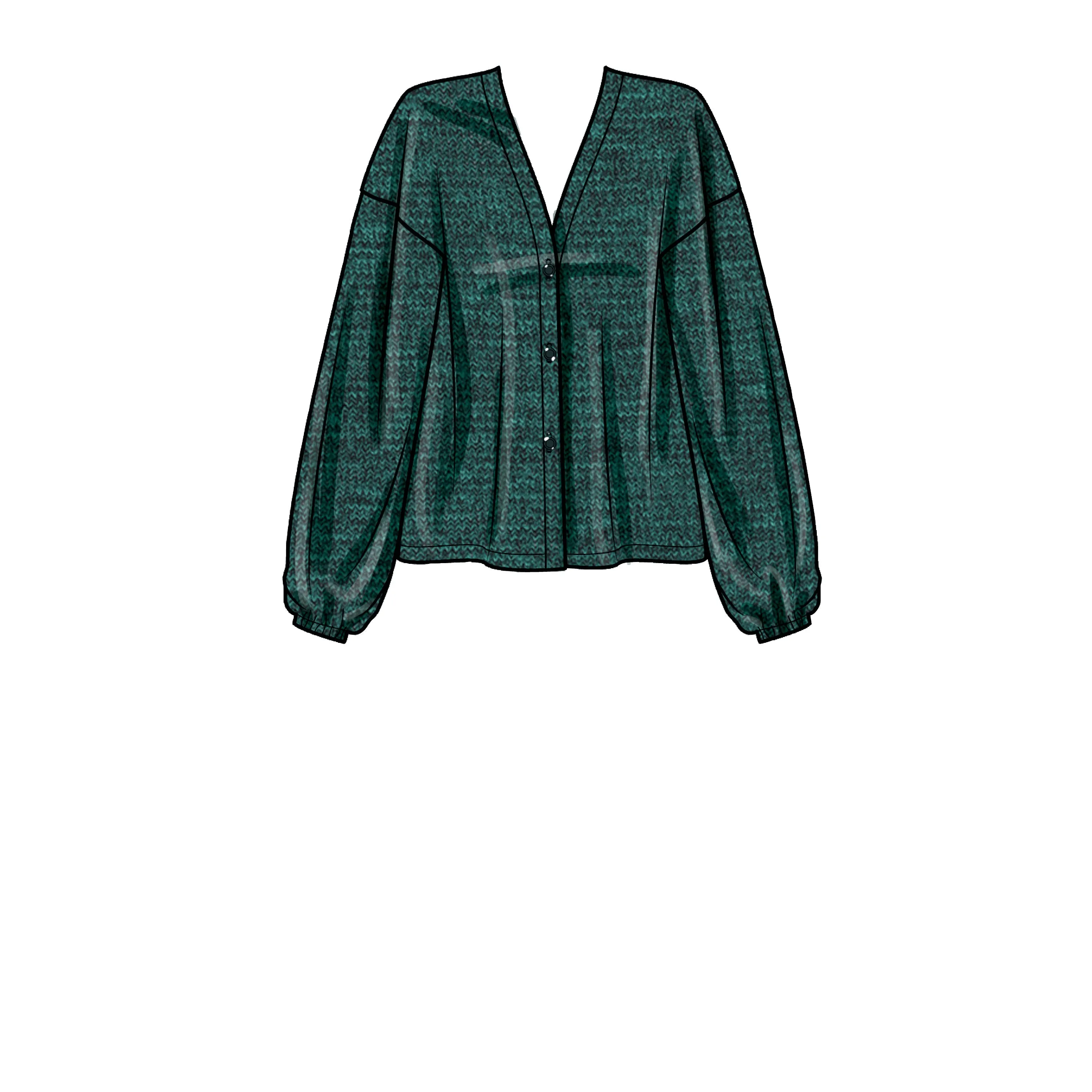 Simplicity Pattern 9373 Misses Knit Cardigans