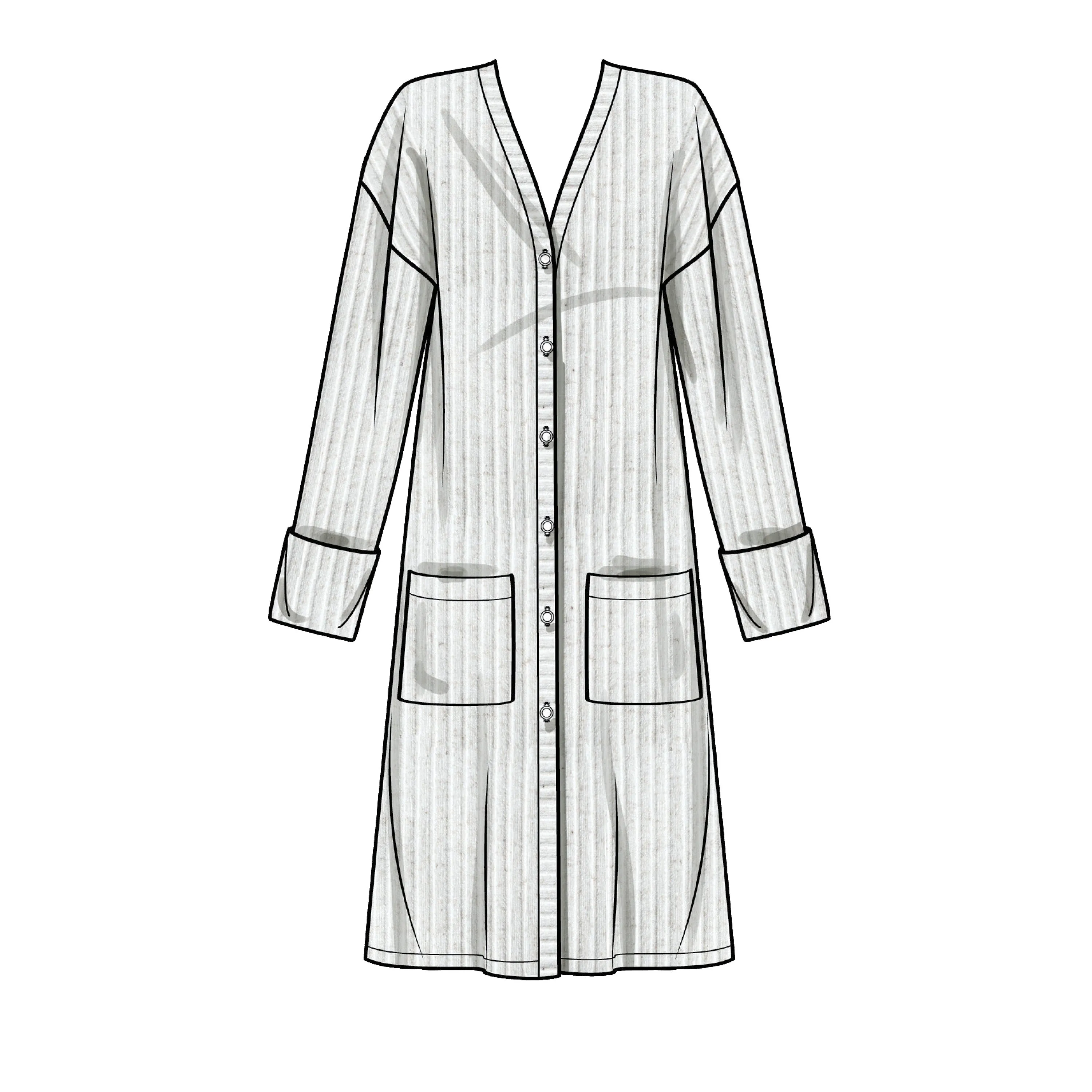 Simplicity Pattern 9373 Misses Knit Cardigans