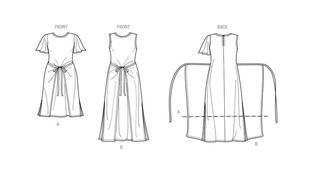 Simplicity Sewing Pattern 9948 Women's Easy to Sew Knit Dress