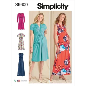 Simplicity Sewing Pattern S9600 Misses' Knit Dresses