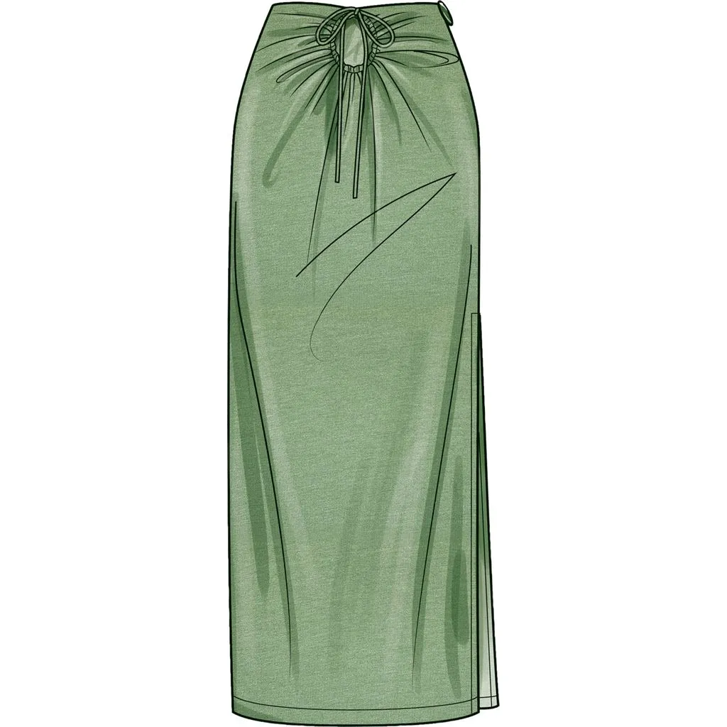 Simplicity Sewing Pattern S9788 Misses' Knit Skirts in Two Lengths