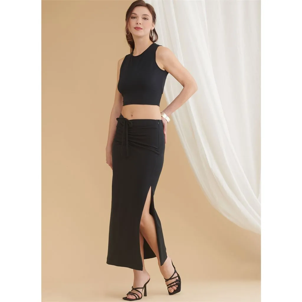 Simplicity Sewing Pattern S9788 Misses' Knit Skirts in Two Lengths