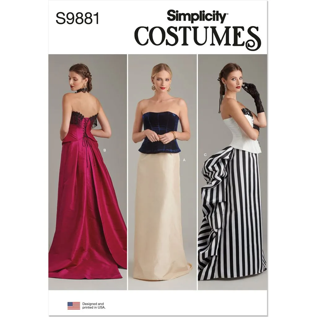 Simplicity Sewing Pattern S9881 Misses' Skirts