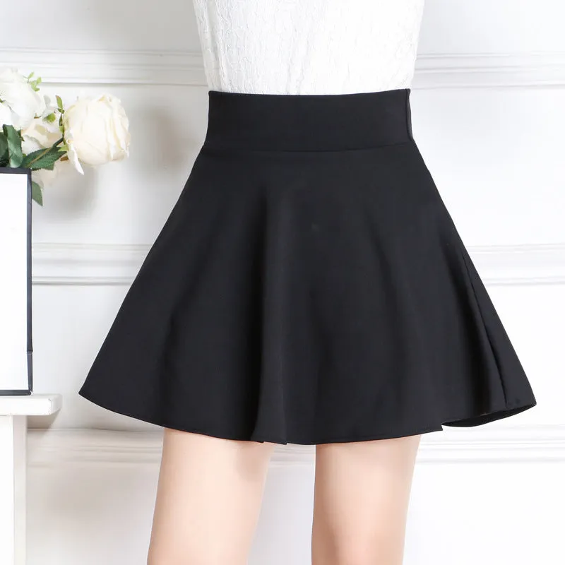 Skirt A-Line Pleated Tutu Anti-Exposed  Women Skorts