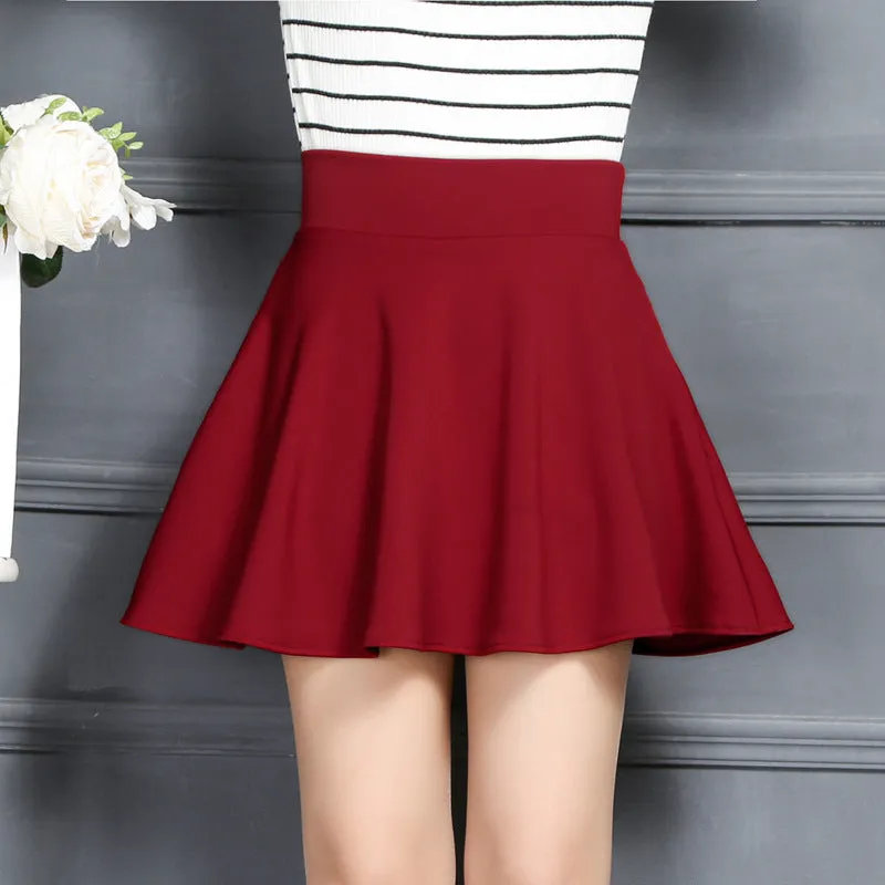Skirt A-Line Pleated Tutu Anti-Exposed  Women Skorts