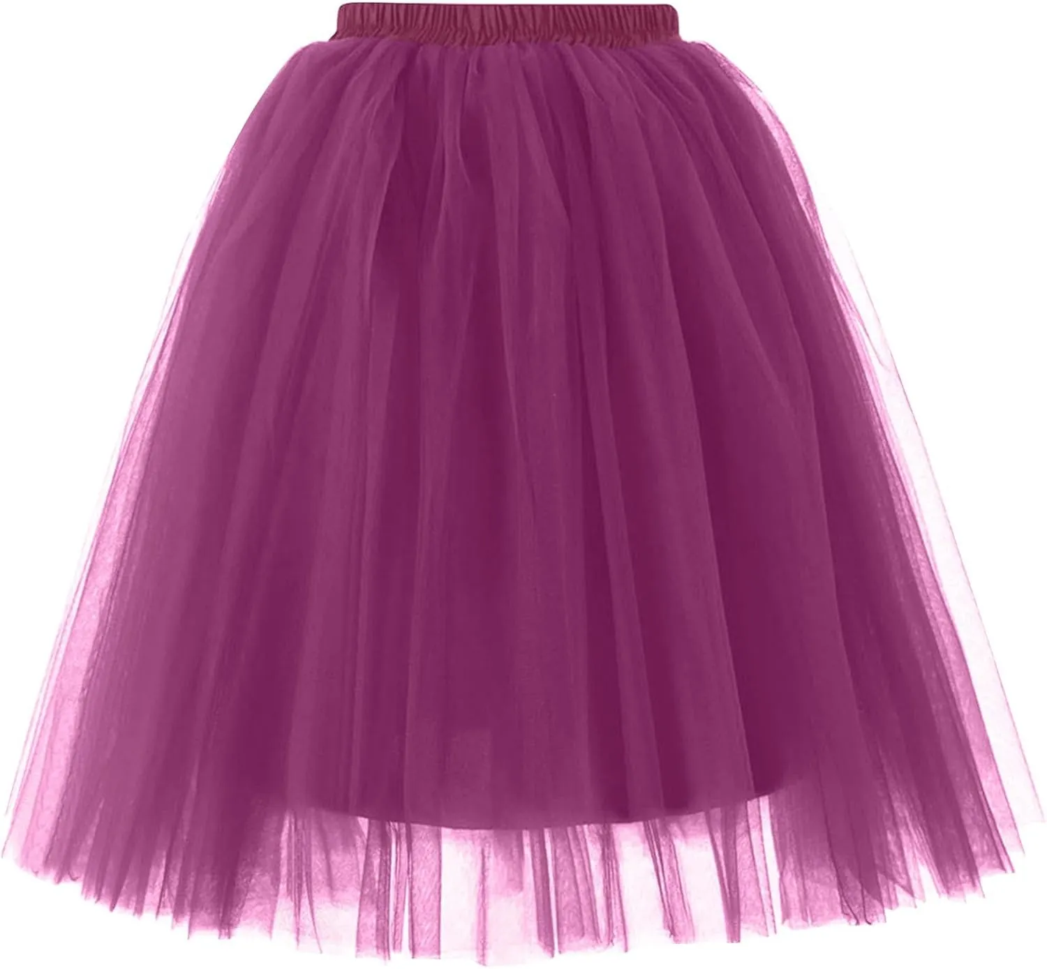 Skirts for Women Pleated Tulle Short Skirt Solid Color High Waist Tutu Ballet Half-Body Clothes Adult Dancing Skirts