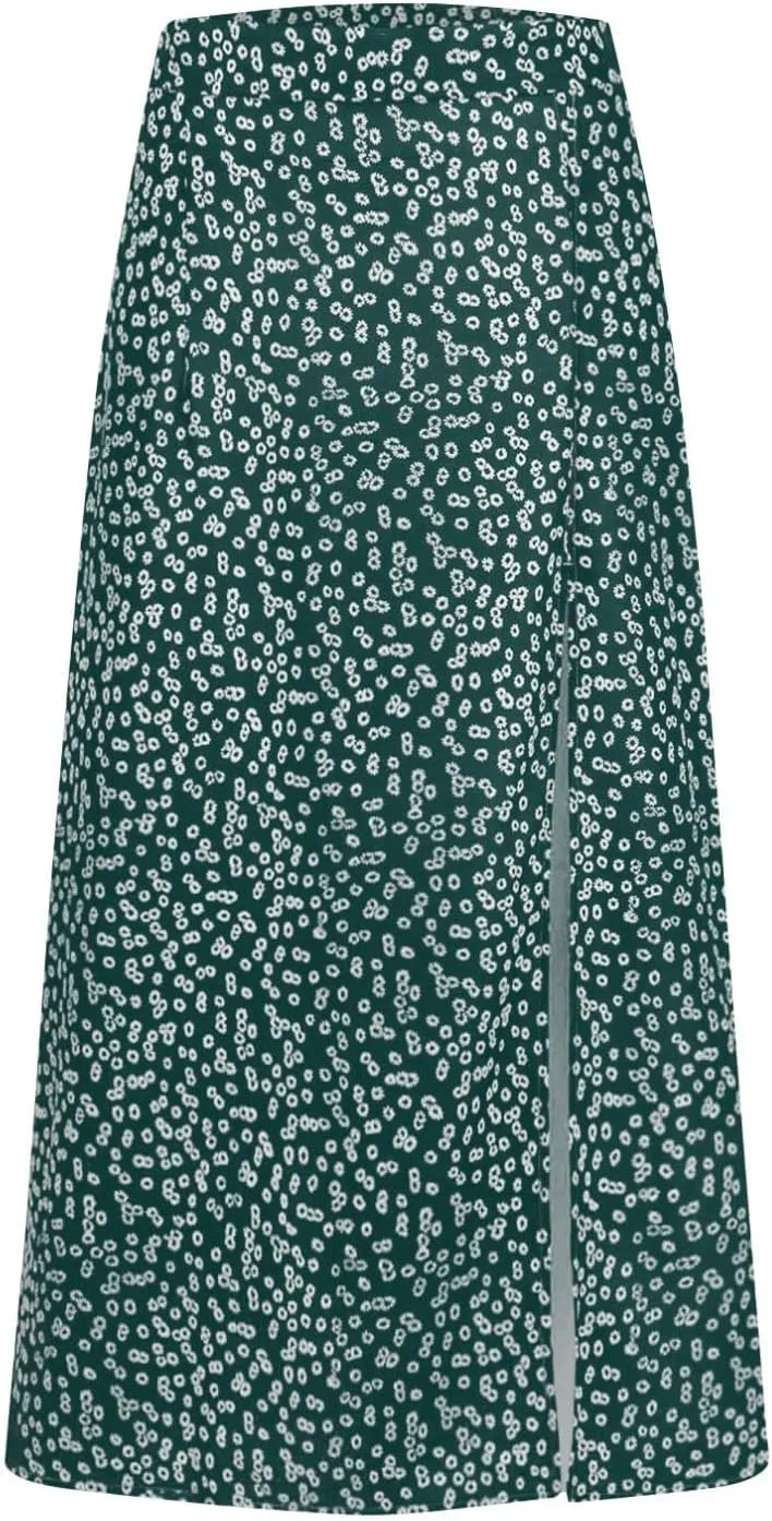 Skirts for Women Trendy 2025 Summer Boho A Line Western Skirt Casual Resort Wear