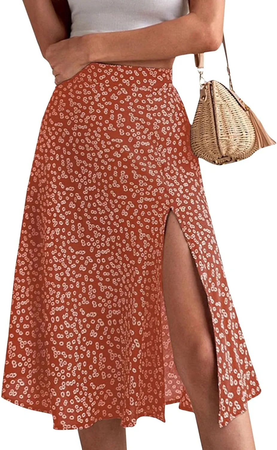 Skirts for Women Trendy 2025 Summer Boho A Line Western Skirt Casual Resort Wear