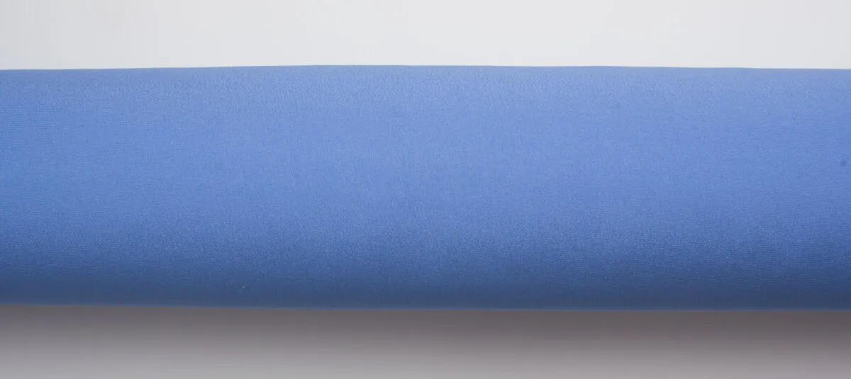 Sky Blue Silk Satinised Chiffon