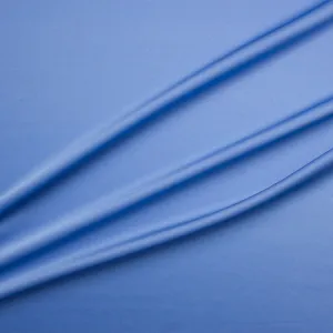 Sky Blue Silk Satinised Chiffon