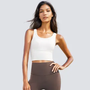Sleeveless Comfort Top - Ivory White