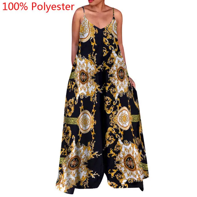 Sleeveless Wide Leg Pant Jumpsuit