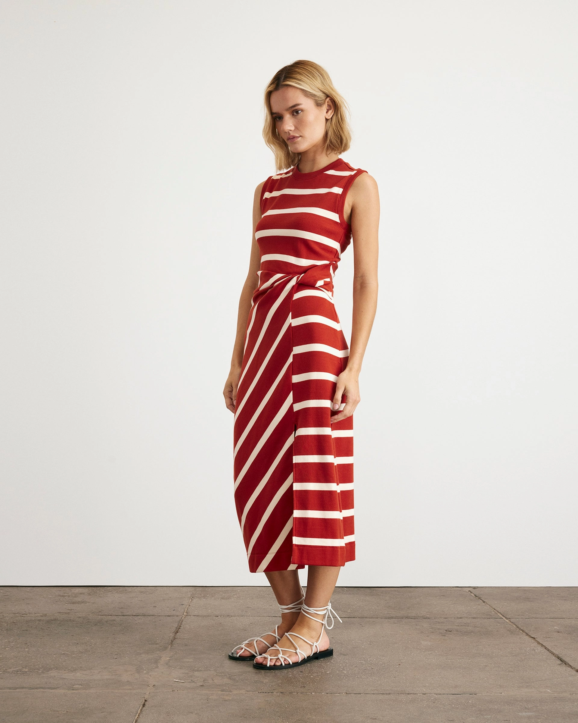 Sleeveless Striped Cody Dress