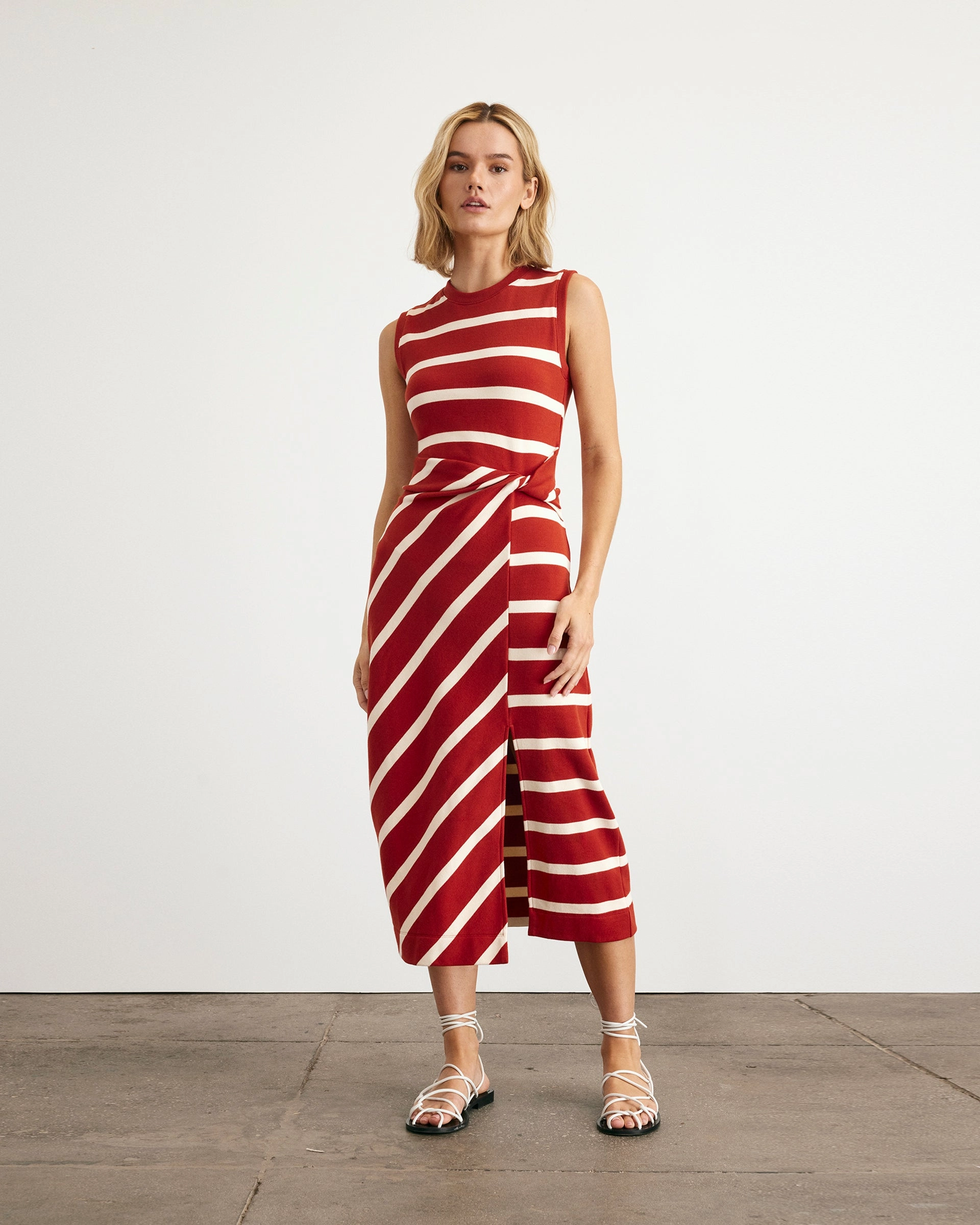 Sleeveless Striped Cody Dress